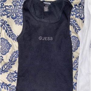 GUESS ribbed tank top
Black size M/L